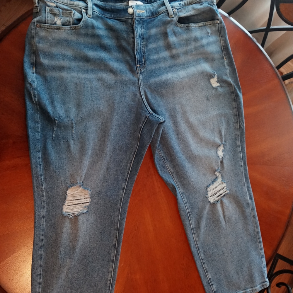 Lane Bryant high rise straight leg jeans